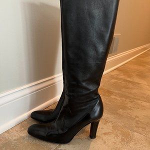 Cole Haan Black Leather Boots